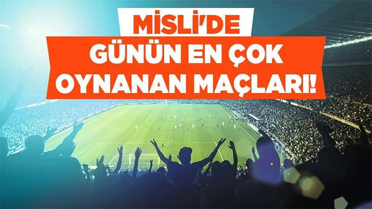 Dünya Kupası'nda kritik gece! Türkiye galibiyet, ABD liderlik peşinde! İşte Misli'de Günün En Çok Oynanan Maçları