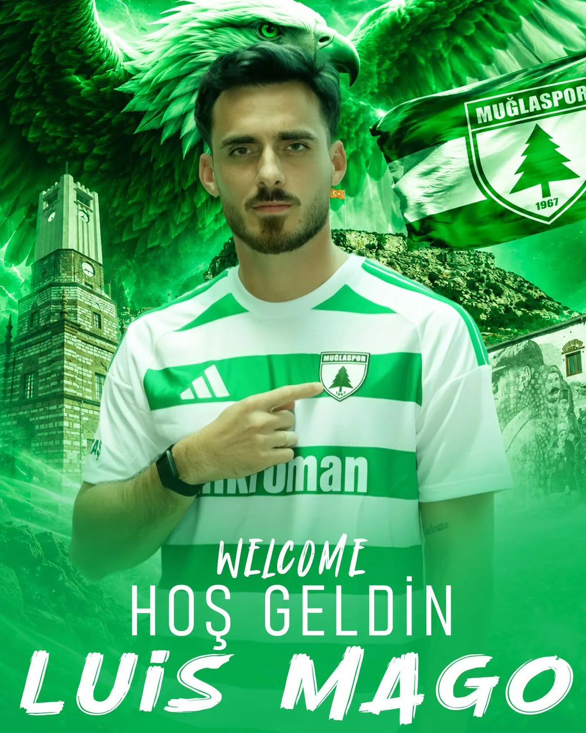 Muğlaspor, Luis Del Pino Mago'yu Kadrosuna Kattı