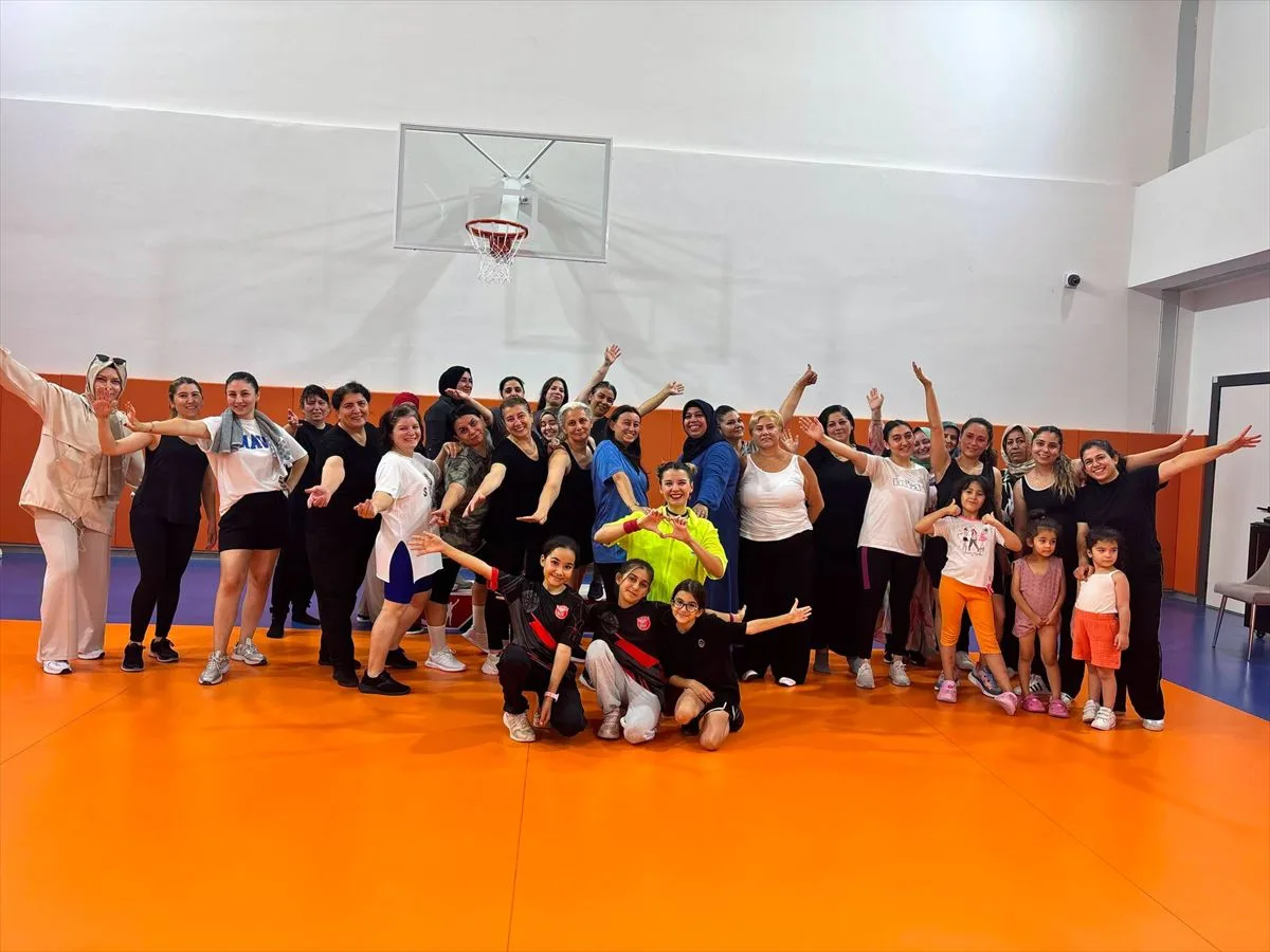 500 Kadın Sporla Buluştu