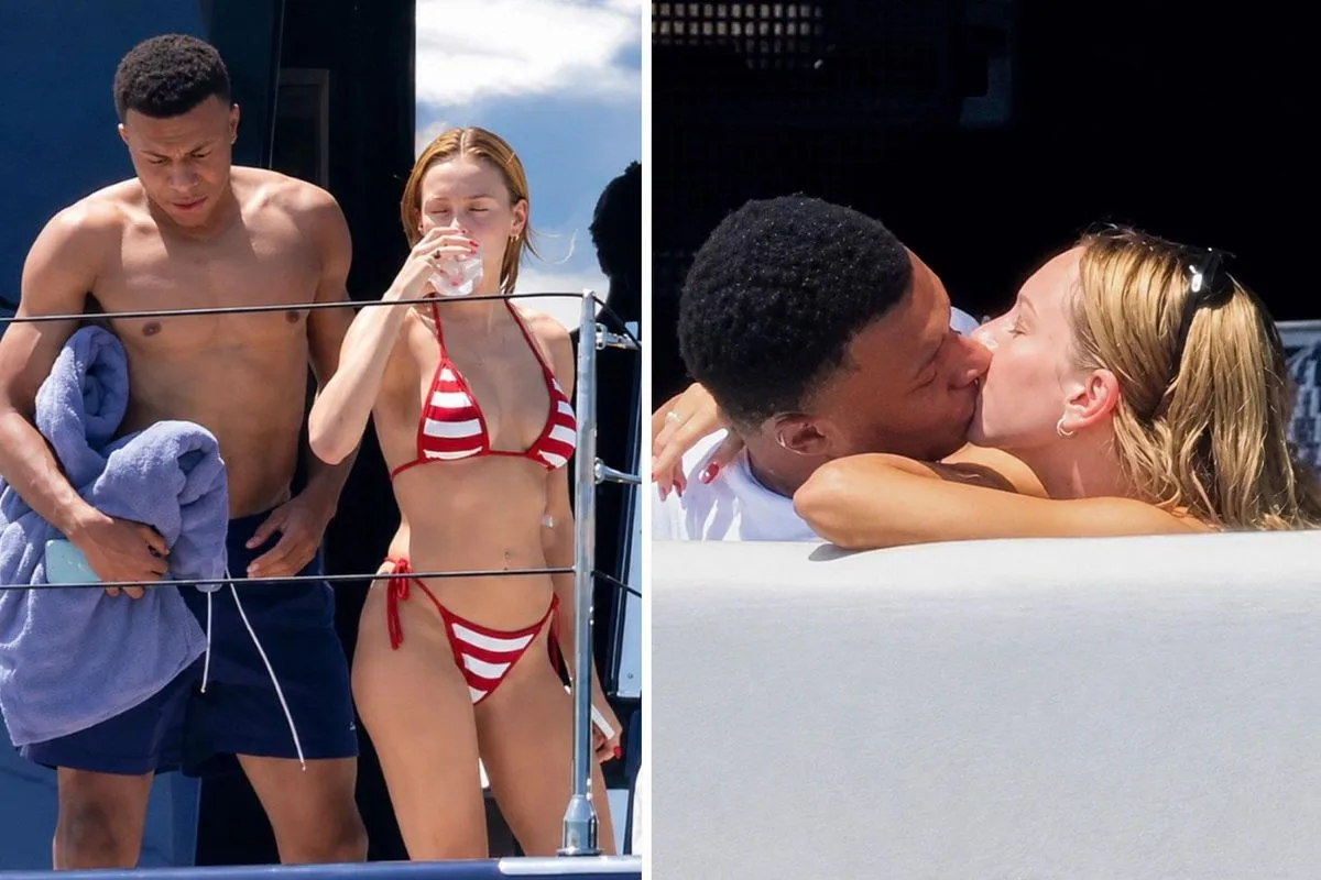 Mbappe ile Ester Exposito tatilde: Yakınlaştıkları anlar kamerada