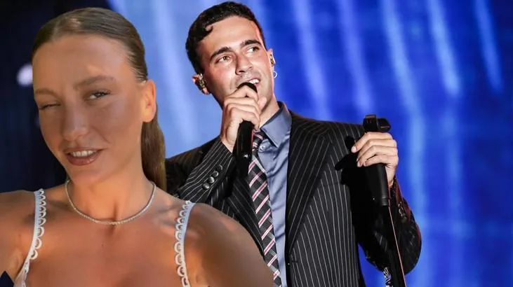 Harbiye'de aşk kokusu! Serenay Sarıkaya sevgilisi Mert Demir'i yalnız bırakmadı