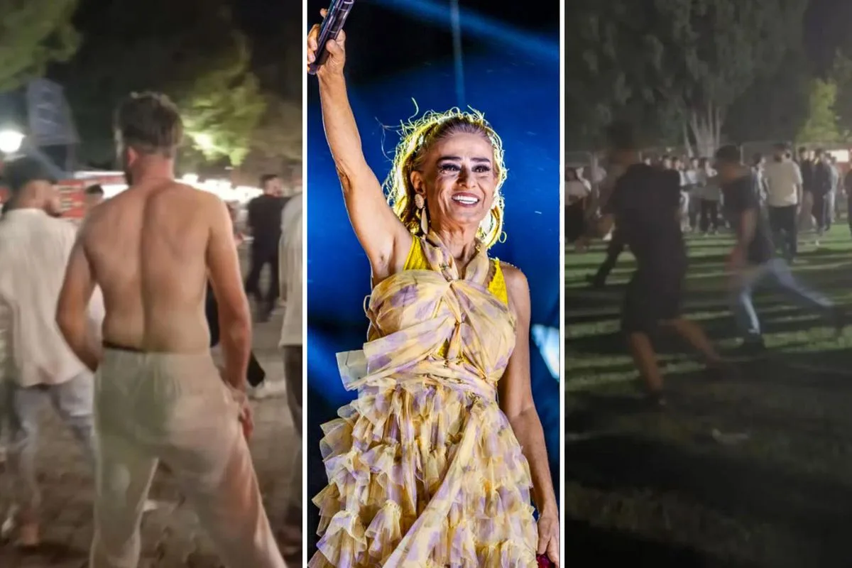 Yıldız Tilbe konserinde ortalık karıştı