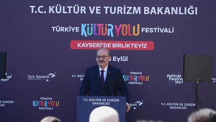 Kayseri'de Türkiye Kültür Yolu heyecanı başladı